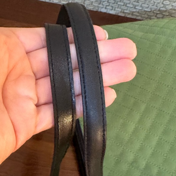 🌟3xHP🌟VTG 1990s Green Quilted Tote Bag Dark Brown Leather Trim Casual Corner - Picture 6 of 15